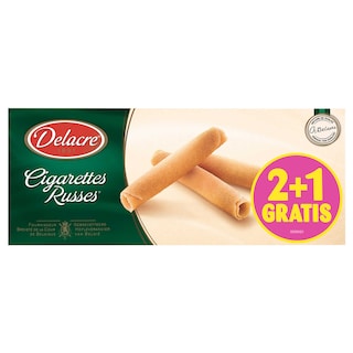 Delacre | Koekjes | Cigarettes Russes 3 x 200 gr