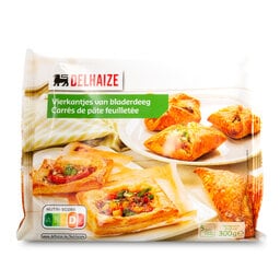 Delhaize | Bladerdeeg | Vierkanten 