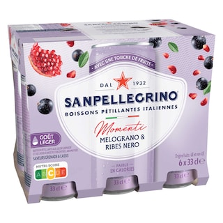 San Pellegrino | Momenti | Granaatappel en zwarte bes 