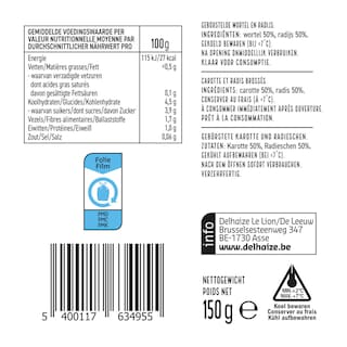 Delhaize | Snack | Carrot | Radis 