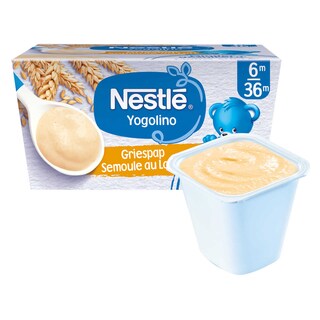Nestlé | Yogolino | Melkdessert | Griespap | Baby | 6 maanden 