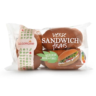 La Lorraine | Sandwich | Vezelrijk | 6 stuks 