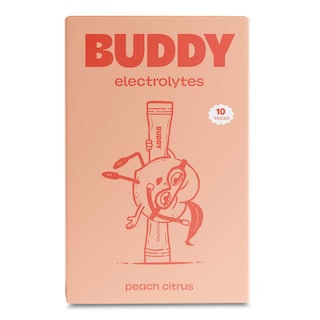 Buddy | Elektrolyten | Sticks | Perzik-citrus 10 x 5 gr