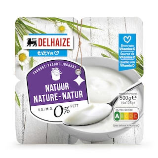 Delhaize | Yaourt brassé | 0 % M.G 