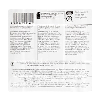 Delhaize | Pain de viande | Gruyere | Jambon 