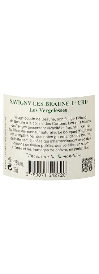France - Bourgogne | Savigny  les Beaune 1er Cru | Les Vergelesses 2013 Blanc 