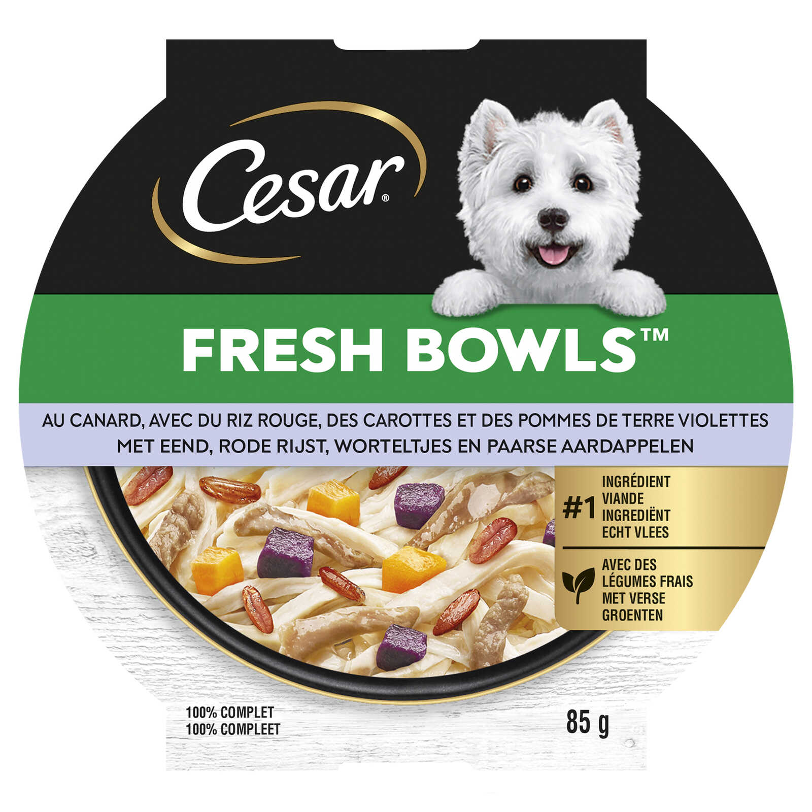 Cesar Hondenvoeding | Bowls | Eend | Rijst