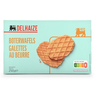 Delhaize | Gaufrettes | Beurre | Fin 