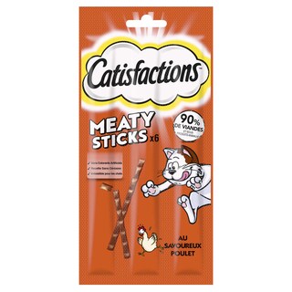Catisfactions | Snacks chat | Sticks | Poulet 30 gr