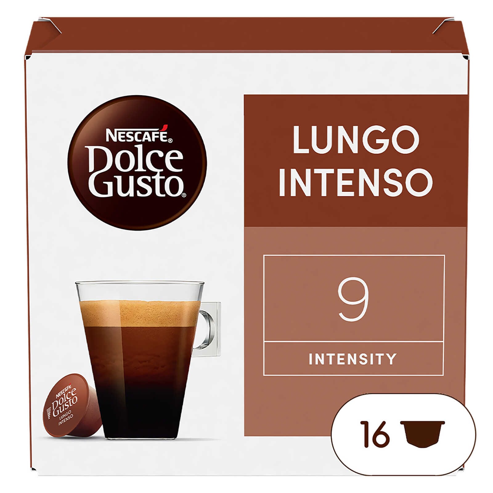 Nescafé Koffie Lungo Intenso | 16 capsules