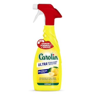 Carolin | Spray | Dégraissant | Citron 65 cl