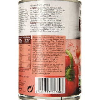 Delhaize | Ratatouille | Niçoise | Boîte 