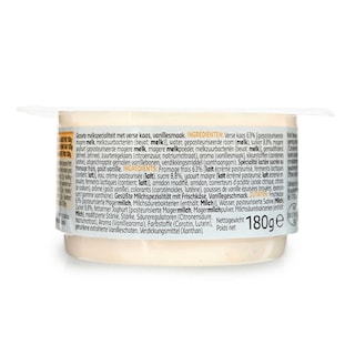 Delhaize | Spécialité au fromage frais | Vanille 180 gr