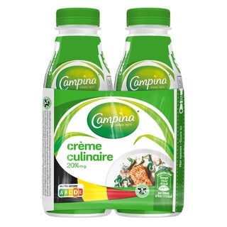 Campina | Crème | 20% M.G. 2 x 25 cl