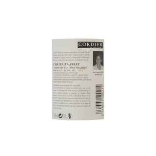 FR BORDEAUX BORDEAUX AC | Château Merlet wit 2014 