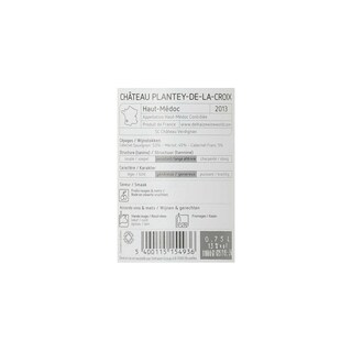 FR BORDEAUX HAUT-MEDOC | Château Plantey de la Croix 2013 