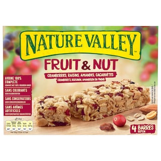 Nature valley | Fruit & Nut | Barres | Fruits Noix | Canneberge 