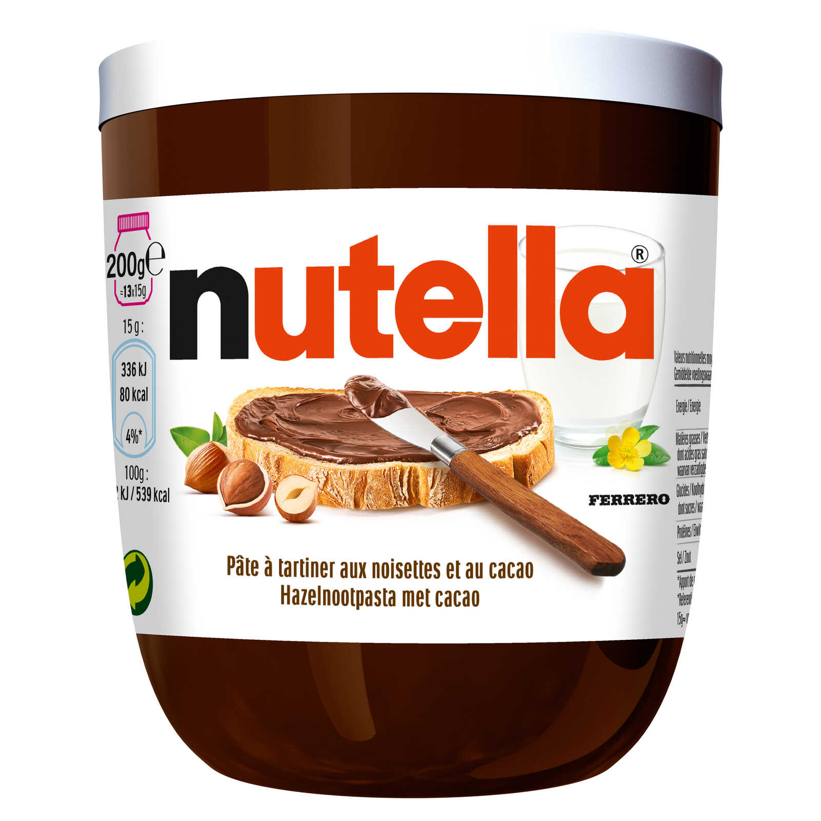 Nutella Chocoladepasta | Choco-hazelnoten