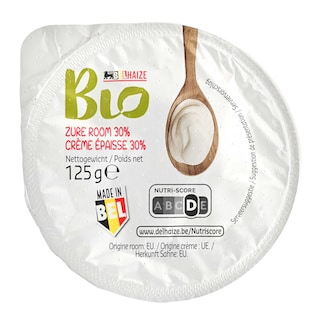 Delhaize | Crème | Epaisse | Bio 