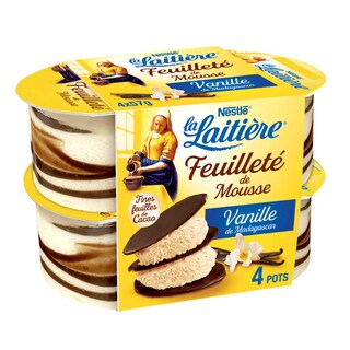 La Laitière | Mousse feuilleté | Vanille 