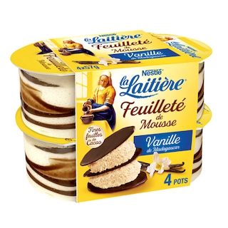 La Laitière | Mousse feuilleté | Vanille 
