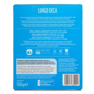 Delhaize | Koffie | Lungo Deca | 20 Caps 