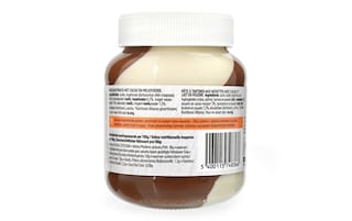 Delhaize | Pâte à tartiner | Duo | Blanc & noisettes 