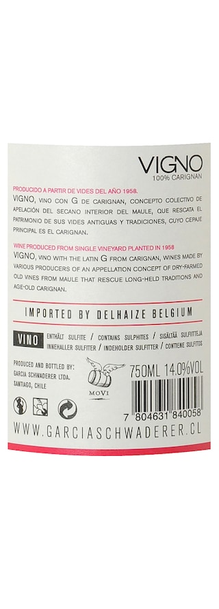 Vigno | Maule | Carignan | 2012 