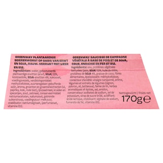 Greenway | Worst | Campagne | Vegan 170 gr