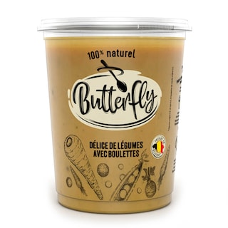 Butterfly | soep | Groenteweelde | Balletjes 