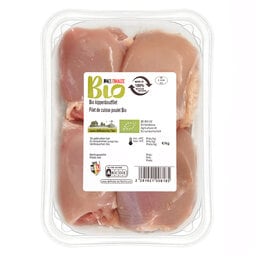 Delhaize | Bio | Filet de cuisses | Poulet | Bio +/- 375 gr