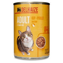 Delhaize | Aliment chat | Terrine | Poulet 400 gr