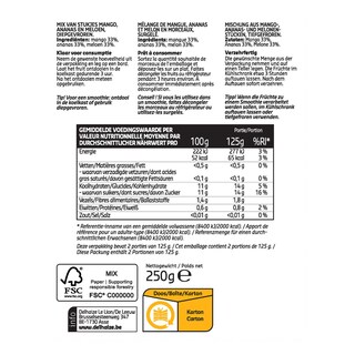 Delhaize | Tropische | Fruit mix 250 gr