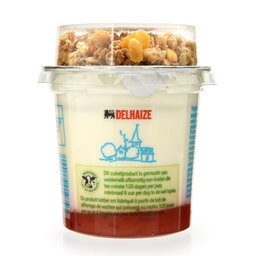 Delhaize | Yoghurt | Framboos | Granen 