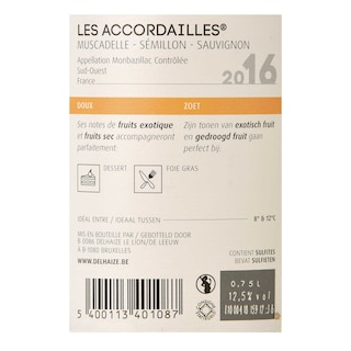 France - Frankrijk | Sud-Ouest - Monbazillac | Les Accordailles Blanc | Doux 