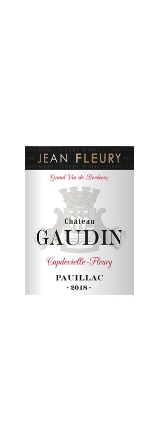 Jean Fleury | Chateau Gaudin | Pauillac | 2018 