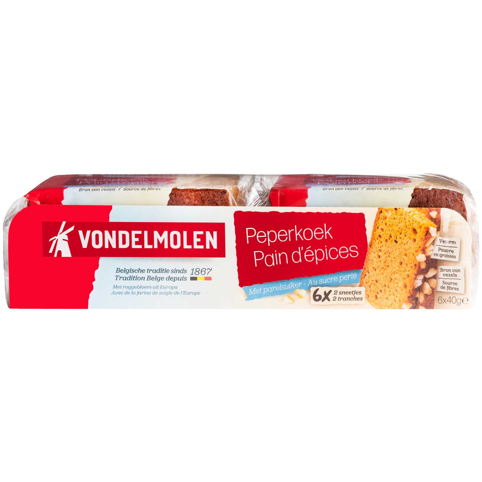 Vondelmolen Peperkoek | Parelsuiker | Multipack