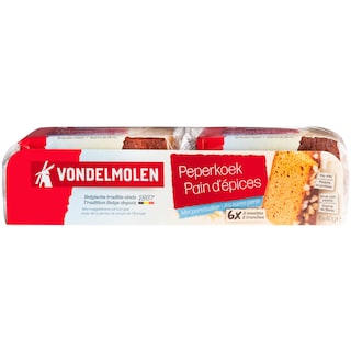 Vondelmolen | Peperkoek | Parelsuiker | Multipack 6 x 40 gr