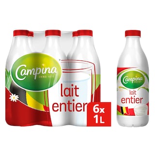 Campina | Melk | Volle 6 x 1 l