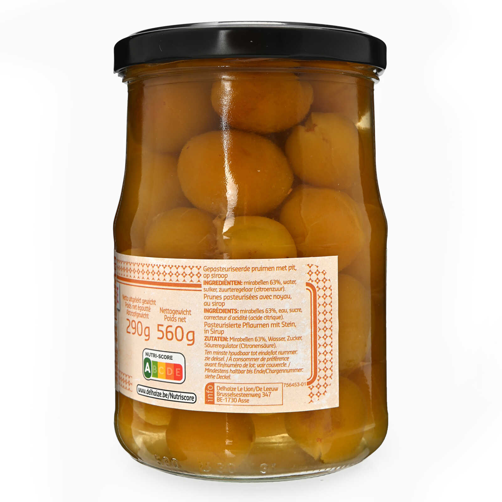 Delhaize | Mirabelles | Sirop 