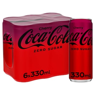 Coca-Cola | Zero Cherry | Zero Sugar | Cherry | Canette 