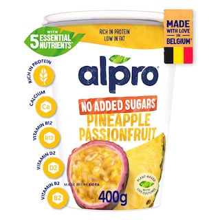 Alpro | Yaourt | Végétale | Ananas Fruit passion 