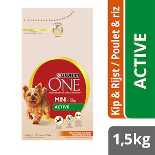 Purina | One | Aliment chien | Mini Active | Poulet 