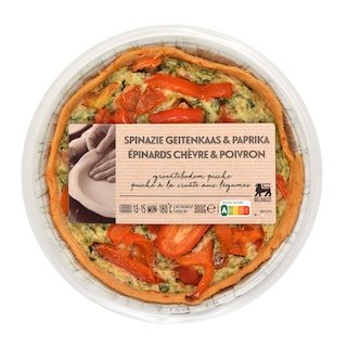 Delhaize | Quiche | Epinard | Fromage de chèvre 