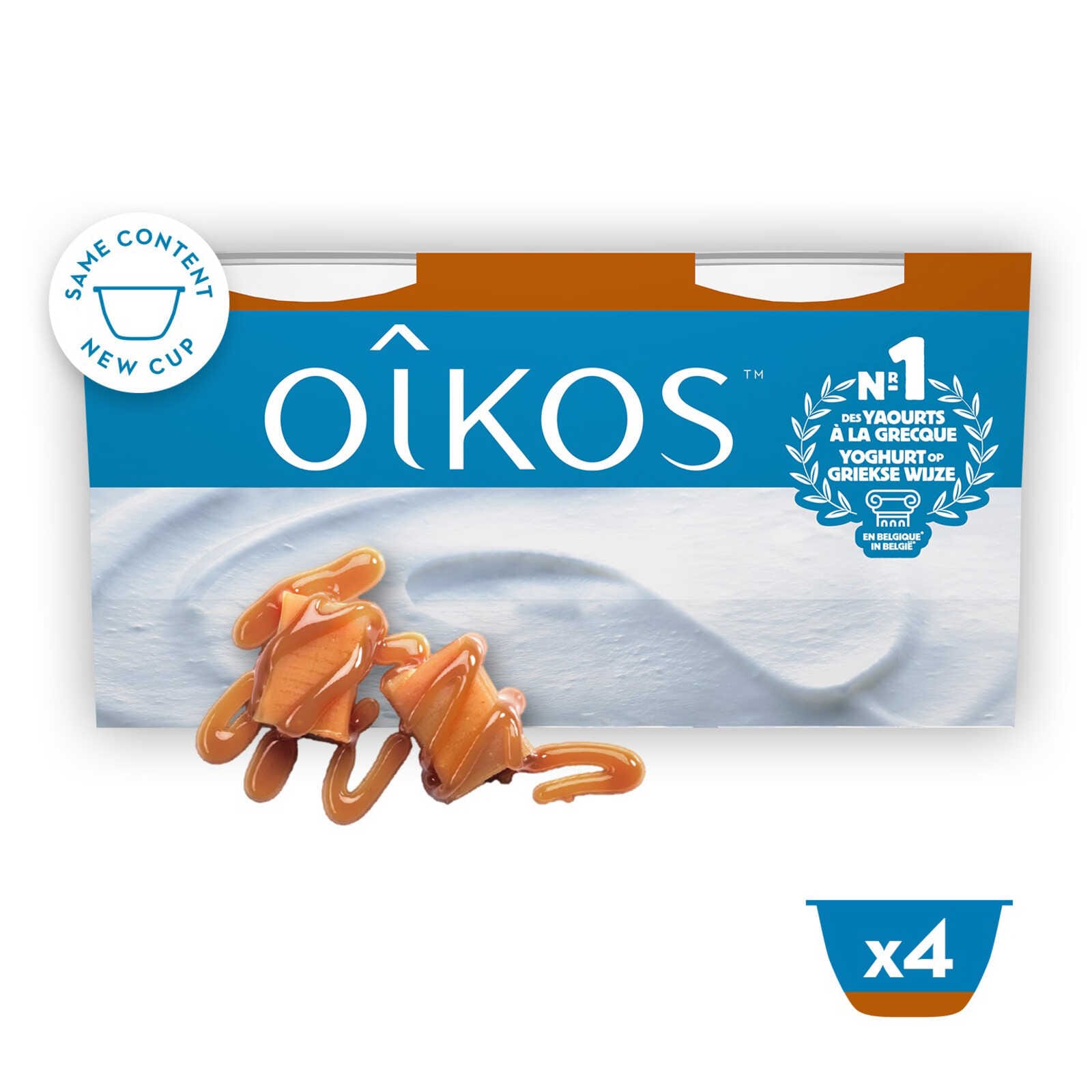 Oikos Yoghurt | Gezouten caramel | Griekse stijl
