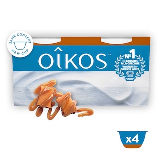Oikos | Yaourt | Caramel salé | A la grecque 4 x 115 gr