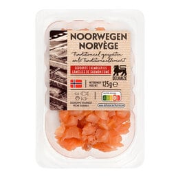 Delhaize | Zalmreepjes | Gerookt | Noors 
