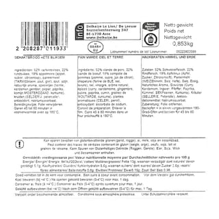 Delhaize | Pain de viande | Compote de pommes +/- 600 gr