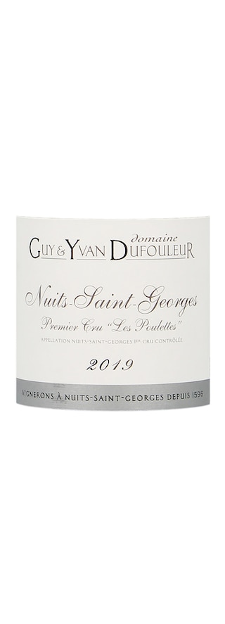 Domaine Guy & Yvan Dufouleur | Nuits-Saint-Georges 1er Cru Les Poulettes | 2019 