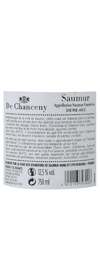 De Chanceny | Saumur | Demi-sec 